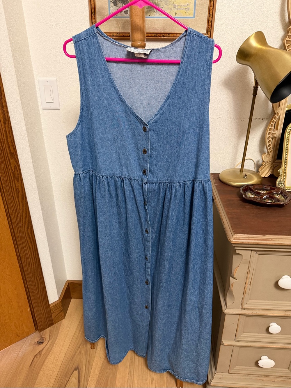 Vintage denim dress